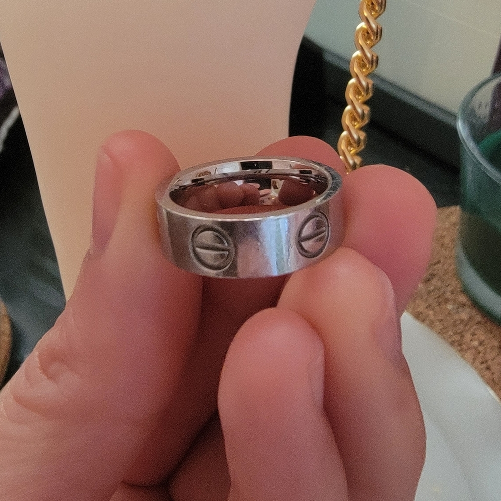 Stainless Steel Love Ring